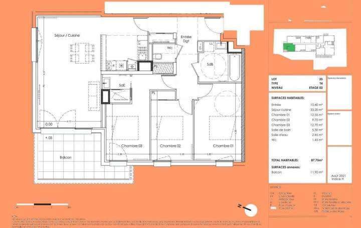  Annonces MERIGNAC Appartement | PESSAC (33600) | 87 m2 | 439 980 € 